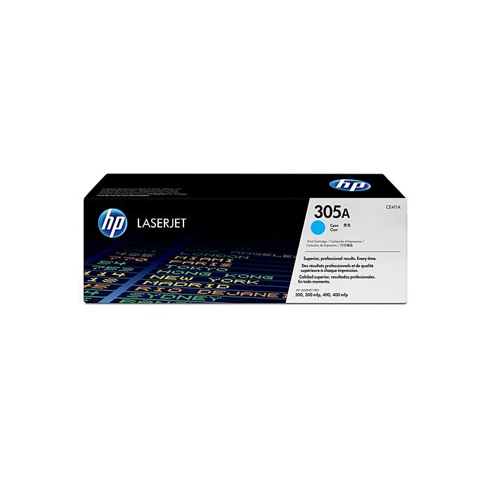 HP 305A Cyan Laserjet Toner Cartridge For Laserjet Pro 300 And 400 Color Series