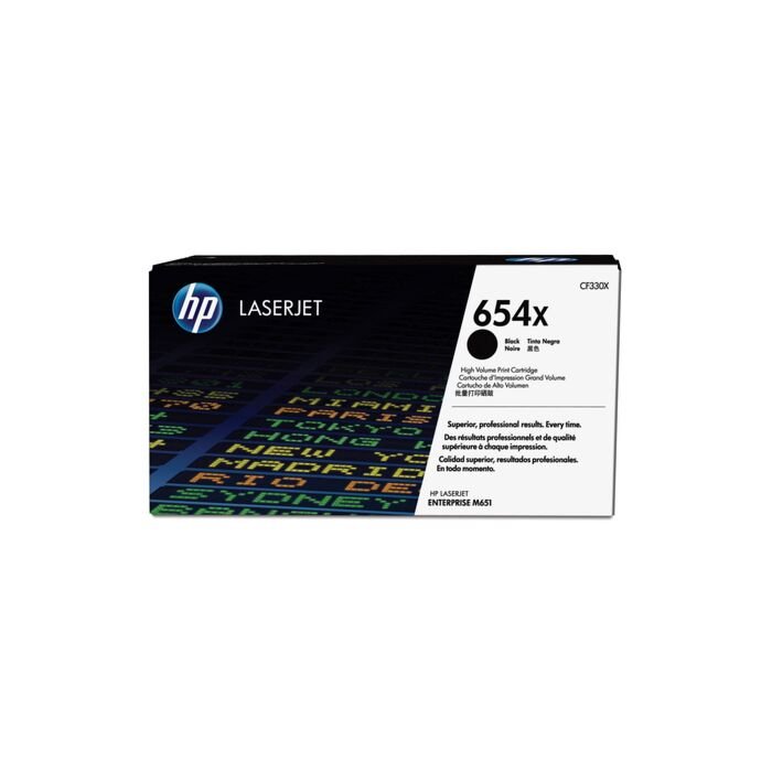 HP 654X CLJ M651 High Yield Black Print Cartridge