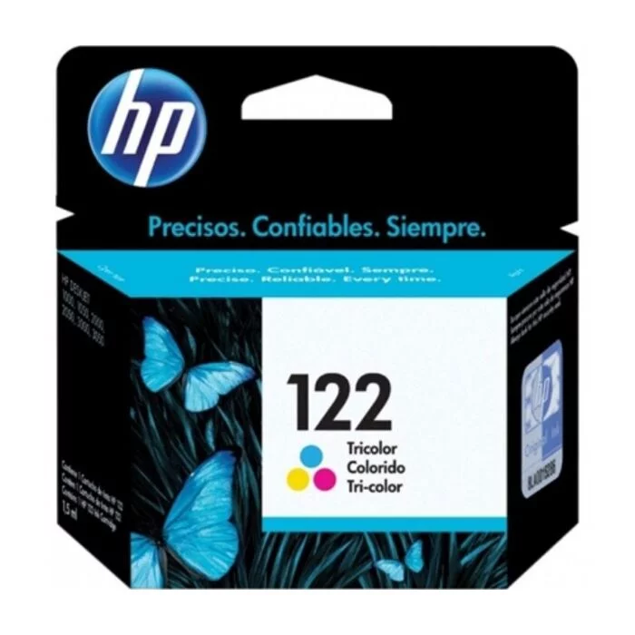 HP 122 Tri-Colour Inkjet Print Cartridge