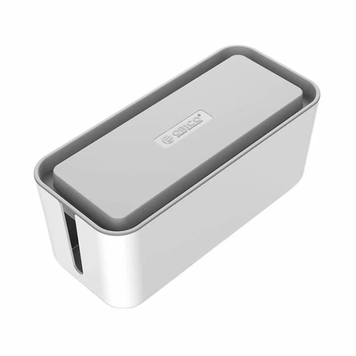 Orico Storage Box for Power Cable and Surge Protector 31x13.8x13cm - White and Grey