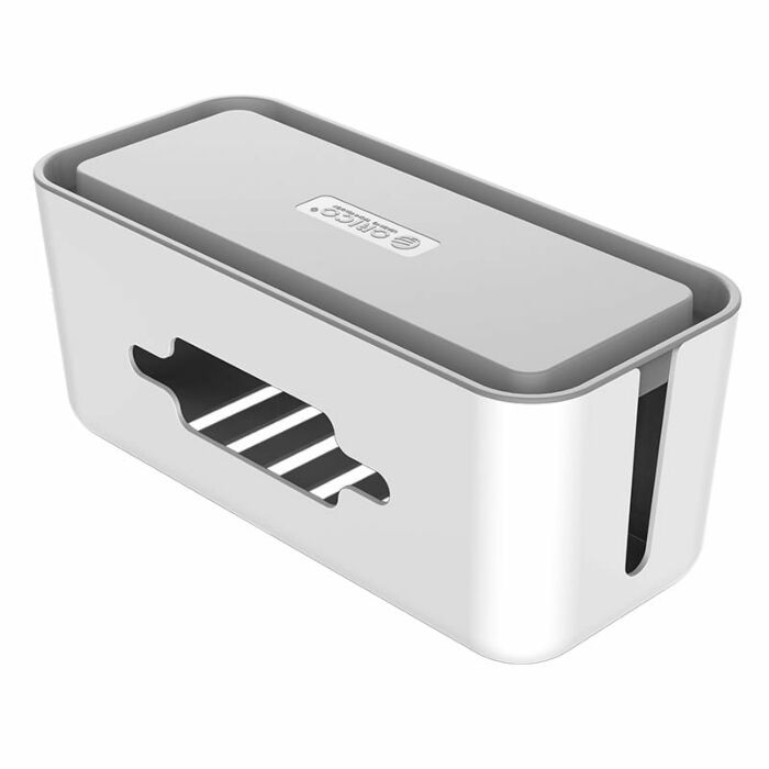 Orico Storage Box for Power Cable and Surge Protector 43.5x18.3x16.5cm - White and Grey