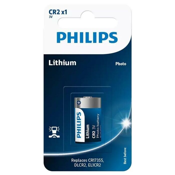 PHILIPS MINICELLS LITHIUM BATTERY - CR2/73