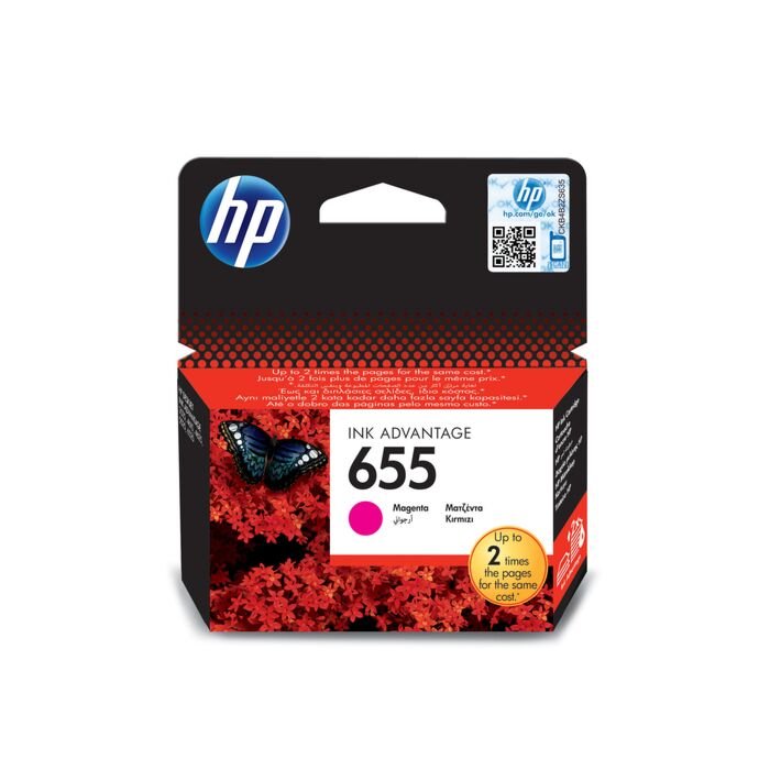 HP 655 Magenta Ink Cartridge - New