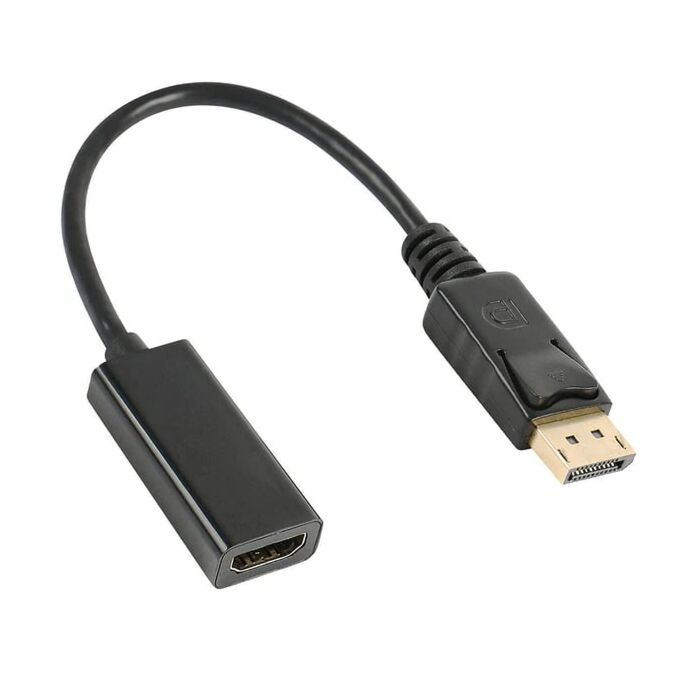 Mecer 15cm DisplayPort Male to HDMI Female Cable DPHA-15CM