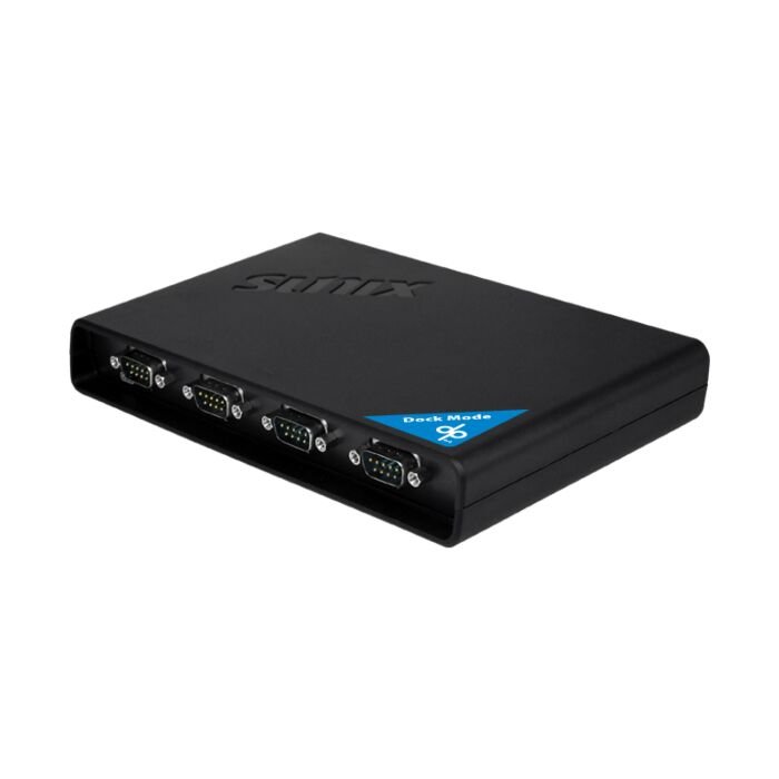 Sunix DevicePort Dock Mode Powered COM Ethernet enabled 4-port RS-232 Port Replicator