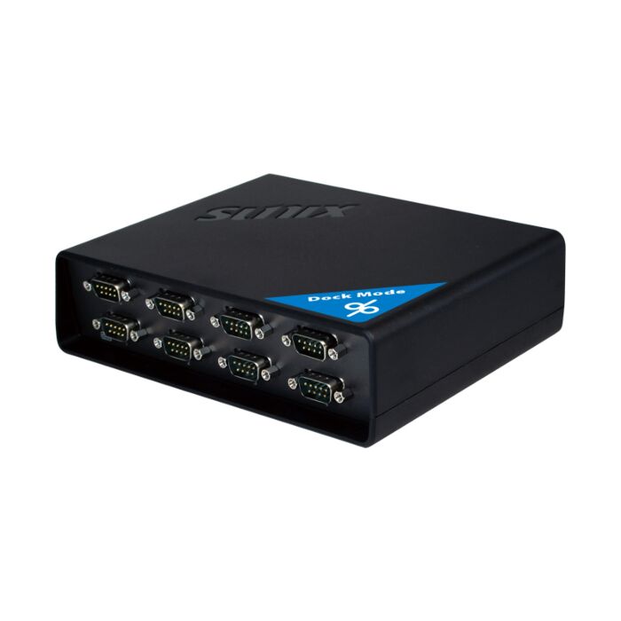 Sunix DevicePort Dock Mode Ethernet enabled 8-port RS-232 Port Replicator