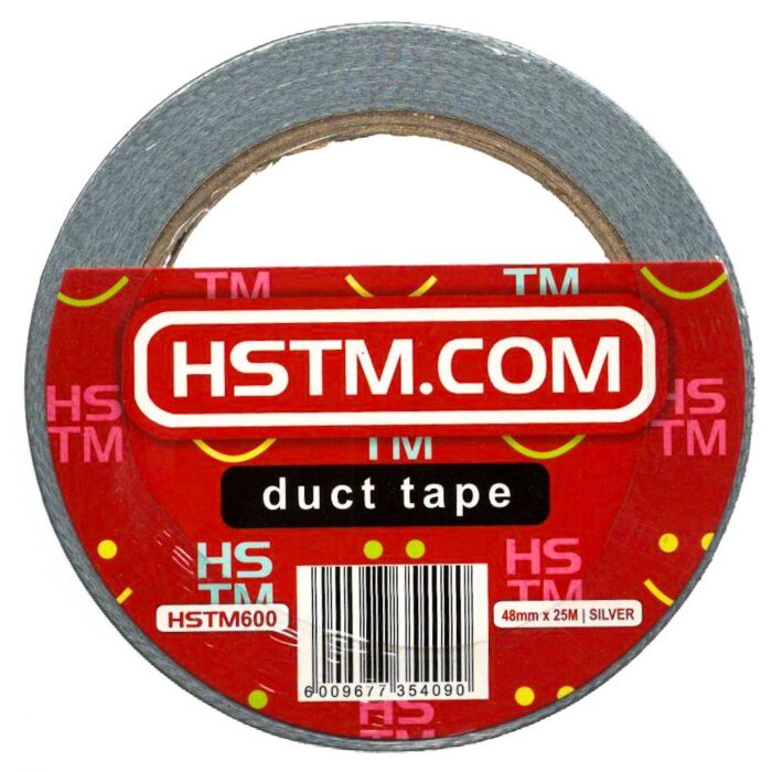 HSTM DUCT TAPE SILVER 48mm x 25m
