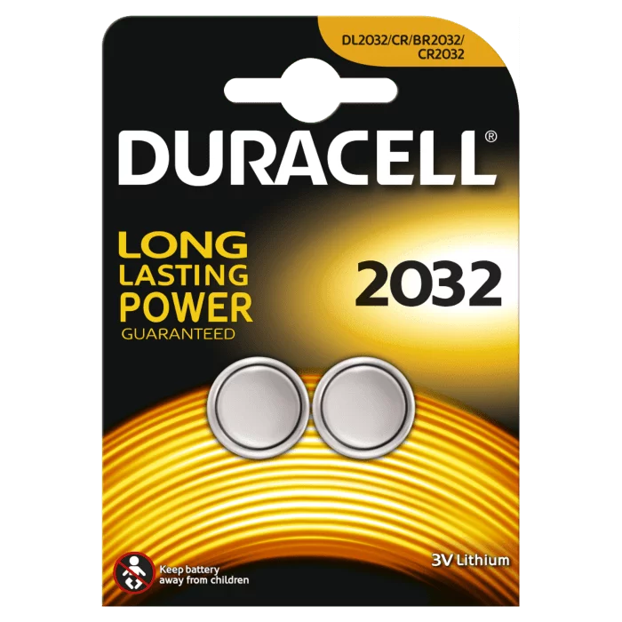 Duracell Lithium CR2032 Blister Pack 2