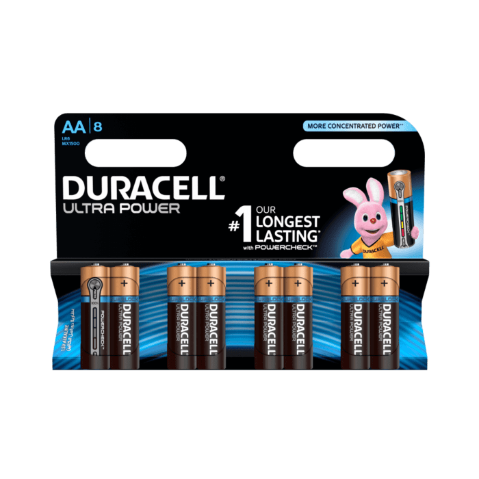 Duracell Ultra AA Blister Pack 8