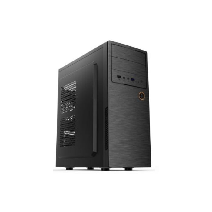 UniQue ATX E180 Midi Tower Case With 400w PSU Black