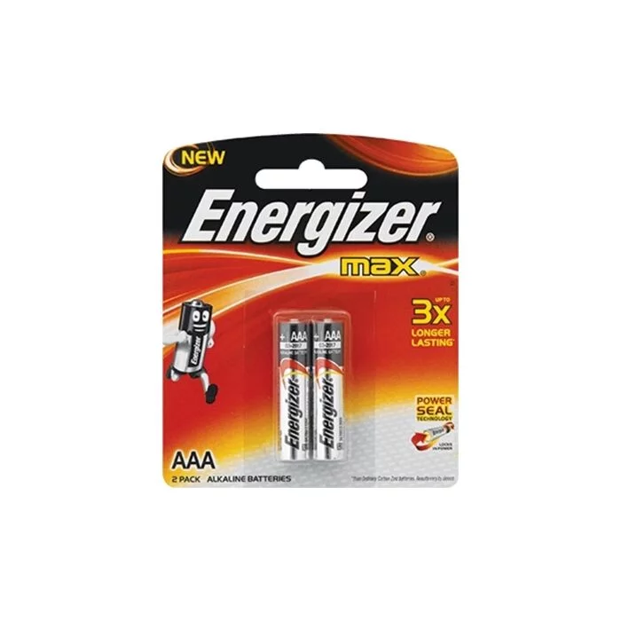 Energizer Alkaline Power AAA Blister Pack 2