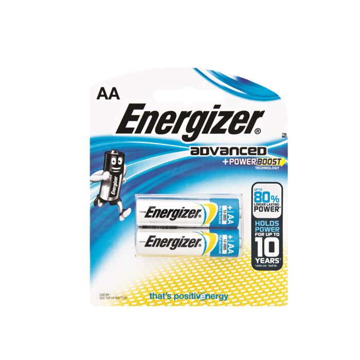 Energizer Advaned Range AA Blister Pack 2