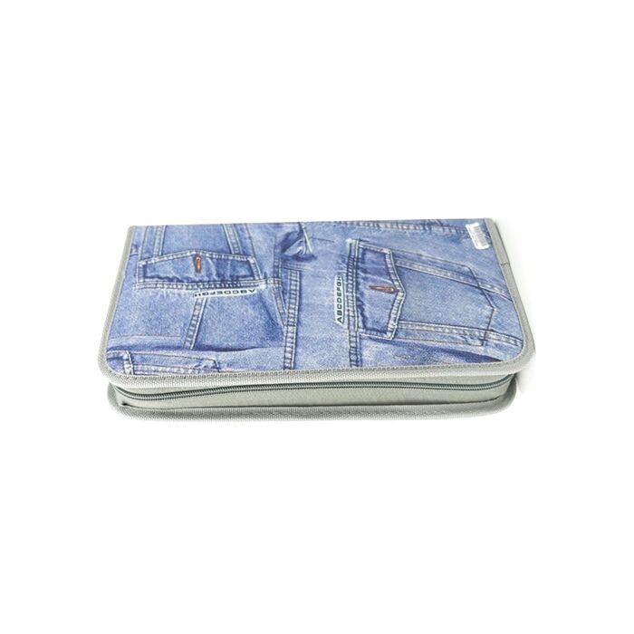 Ebox 80pcs Cd Wallet Blue Jean