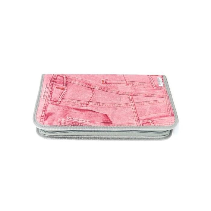 Ebox 80pcs Cd Wallet Pink Jean