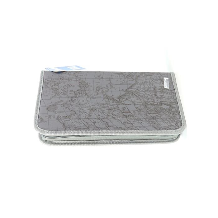 Ebox 80pcs Cd Wallet Grey Map