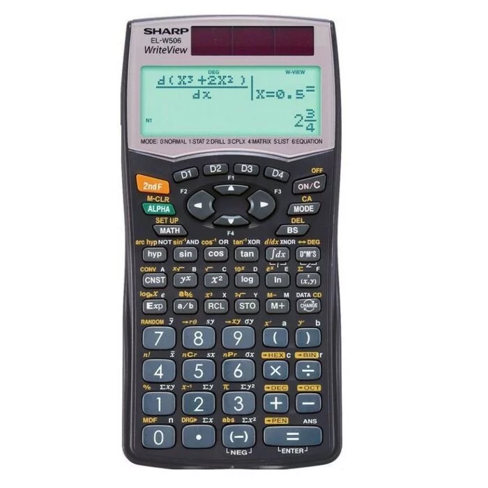 Sharp EL-W506 Scientific Calculator Box