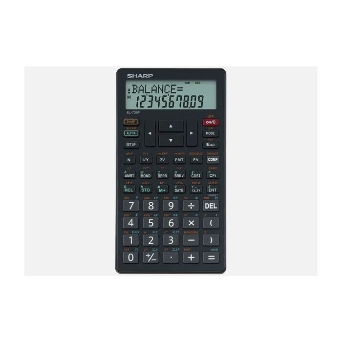 Sharp EL-738 FB Advanced Financial Calculator