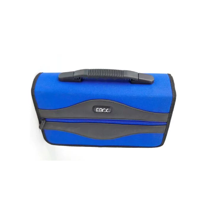 Ebox 104pcs Cd Wallet Blue & Black