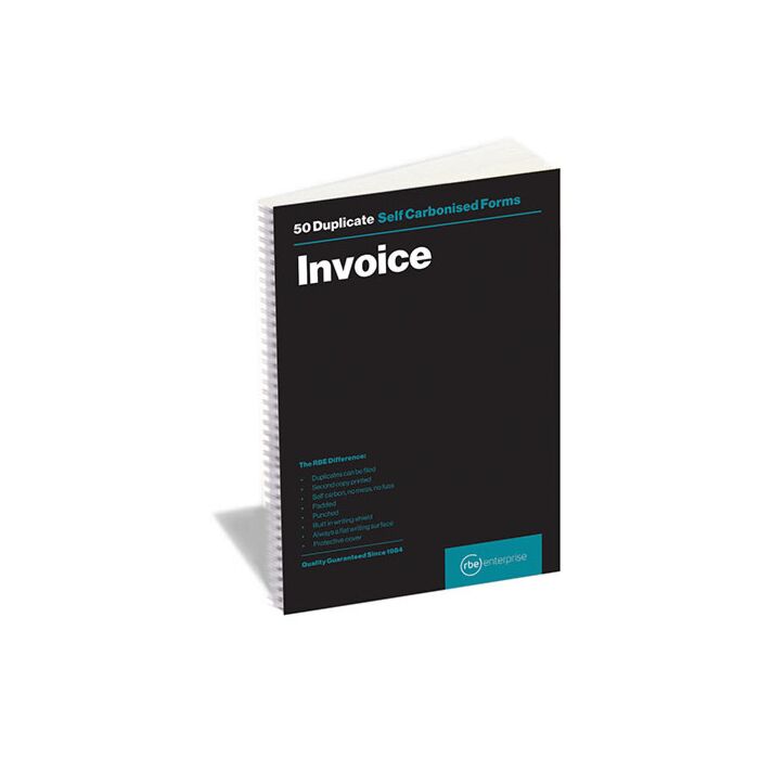 RBE Duplicate Easy Flip Invoice Book A5
