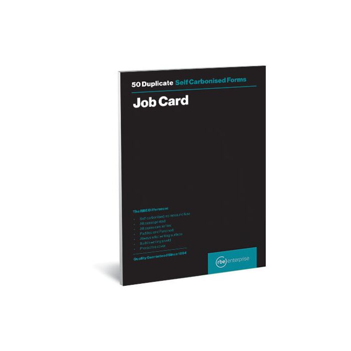 RBE Duplicate Pad Job Card A5