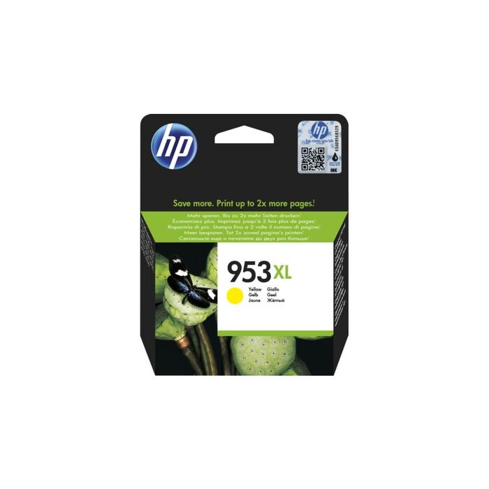 HP 953XL High Yield Yellow Original Ink Cartridge - HP Officejet Pro 8710/8720/8725/8730/8740