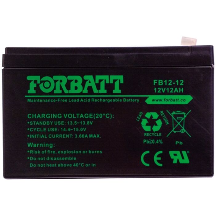 Forbatt 12V 12Ah Lead Acid battery