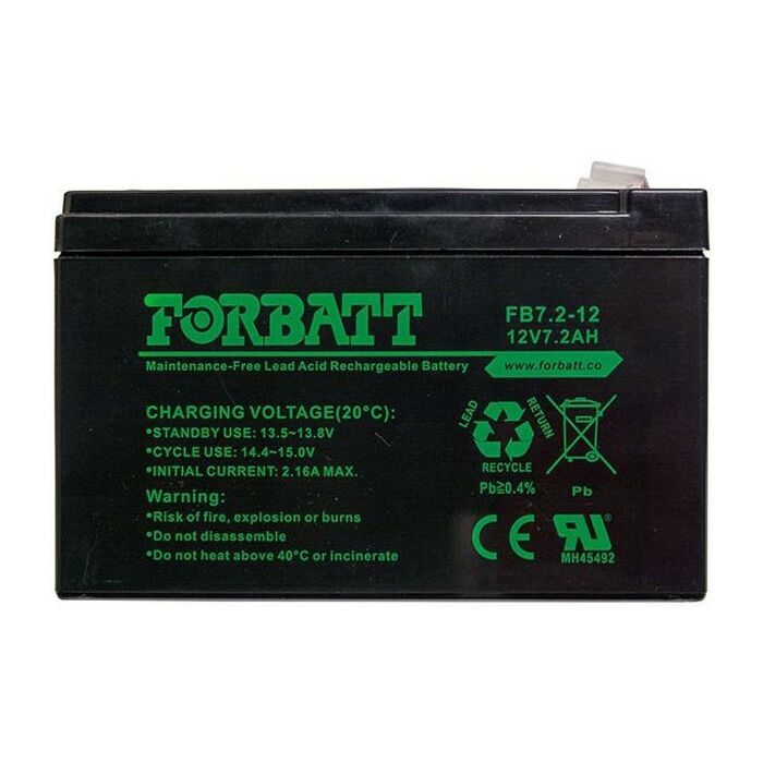 Forbatt 12V 7Ah sealed Lead acid battery