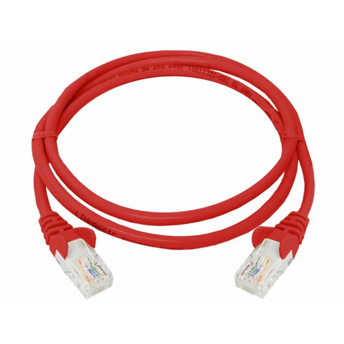 Linkbasic 1 Meter UTP Cat5e Patch Cable Red