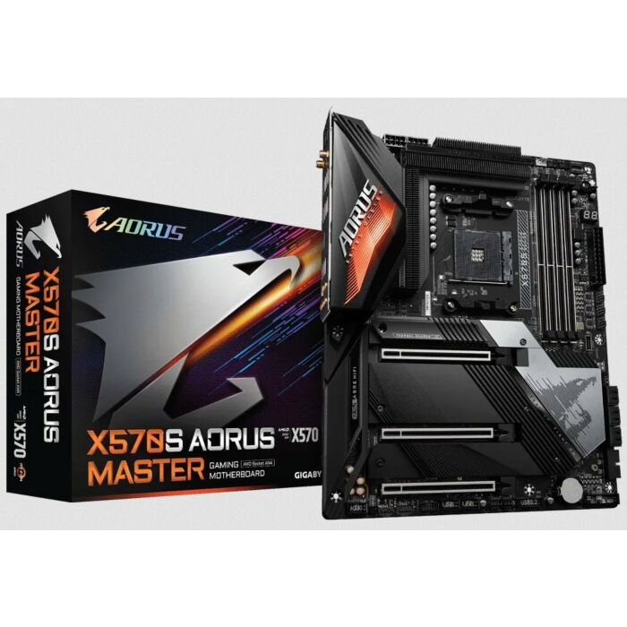 Gigabyte X570-Aorus Master AMD X570 Chipset AMD Ryzen AM4 Socket ATX Motherboard