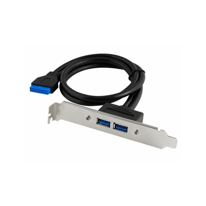 Mecer 2 Port USB3.0 Cable with Bracket