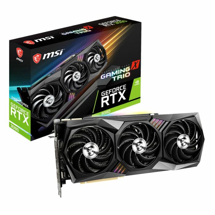 MSI Nvidia GeForce RTX 3090 GAMING X TRIO 10G 384-BIT Graphics Card