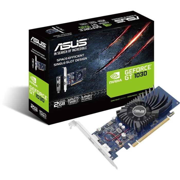 Asus nVidia Geforce GT 1030 2GB GDDR5 PCI-e 3.0 Graphics card