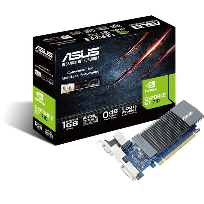 Asus Geforce GT 710 1GB DDR5 PCI-e Graphics card VGA DVI HDMI