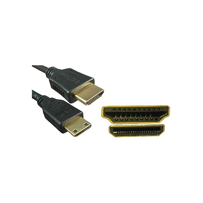 Mini HDMI Male To HDMI Male 1.5m