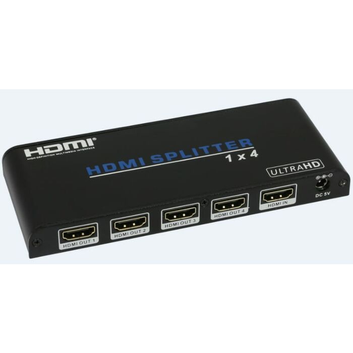 HDCVT 1-4 HDMI 2.0 Splitter with EDID