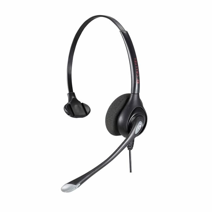 Calltel HW351N Mono-Ear Noise-Cancelling Headset - Quick Disconnect Connector