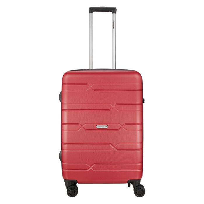Highlander Bondi ABS 4-Wheel Spinner 65cm Luggage Red