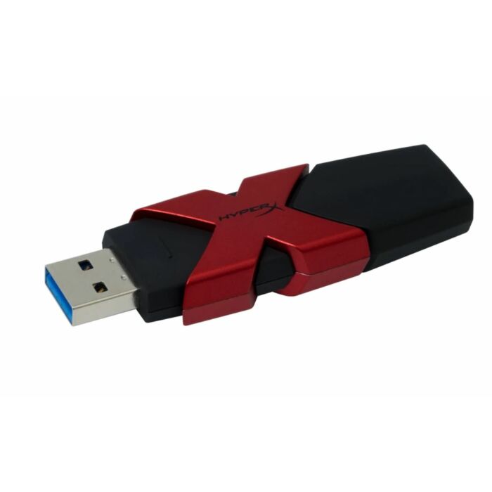 HyperX 256GB USB 3.2 Gen 1 Type-A Black and Red USB Flash Drive HXS3/256GB