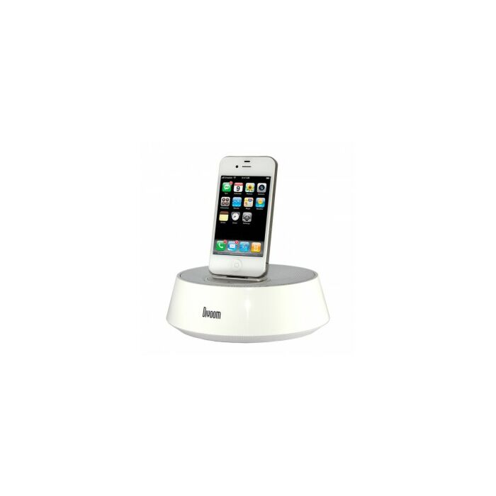 Divoom IBase -1 RMS 10Watts Portable Travel speaker system iPad / iPod /iPhone Speaker with Charger Colour White