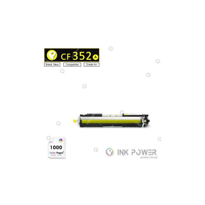 Inkpower Generic for HP 130A for use with HP Color LaserJet Pro MFP M177fw/MFP M176n Yellow Toner Cartridge