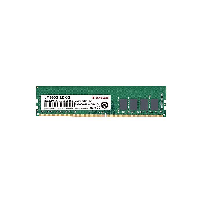 Transcend RamJet 4GB DDR4 2666MHz 1.2v CL19 U-DIMM Memory Module
