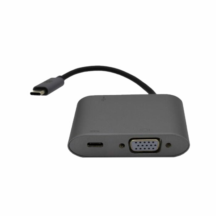 Kanex USB-C VGA with USB-A and USB-C with Power Delivery (60W MAX) Adapter