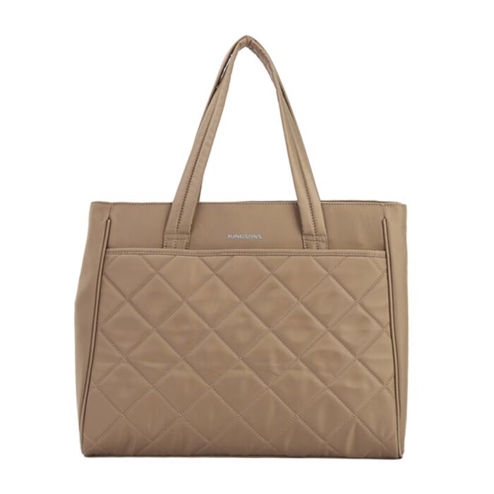 Kingsons 15.6 inch Elegant series Ladies bag Coffee