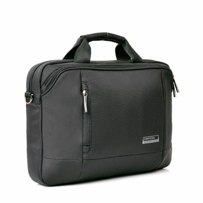 Kingsons 14.1"black laptop shoulder bag - Elite black series