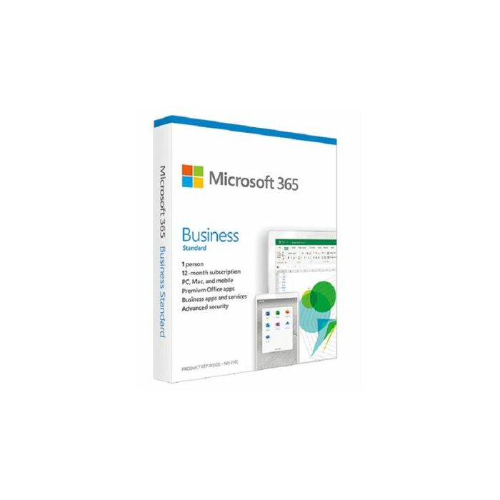 Microsoft 365 Business Standard (Medialess. 1 Yr Subscription)