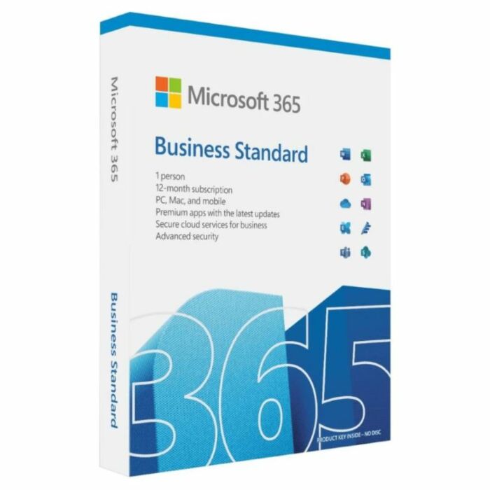 Microsoft 365 Business Standard 1-user 12-month Subscription FPP KLQ-00654