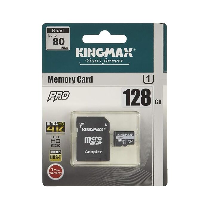 Kingmax ProM MicroSDXC 128GB + Adapter