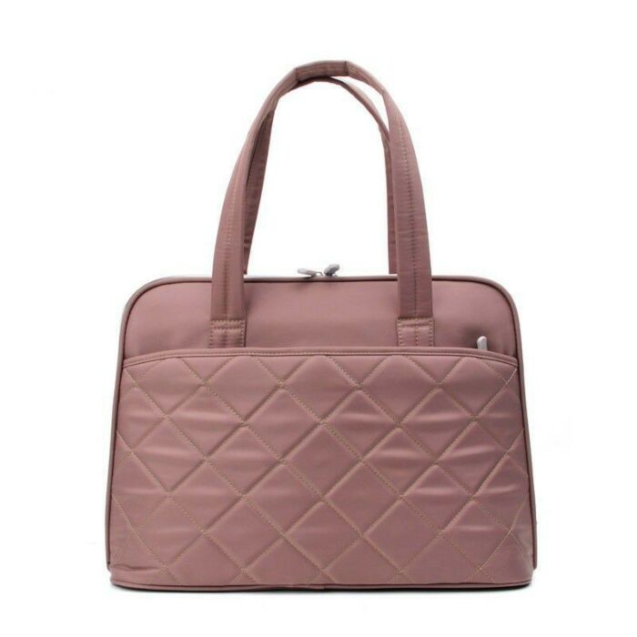 Kingsons 15.4 inch shoulder laptop bag - Ladies in fashion - Coffee