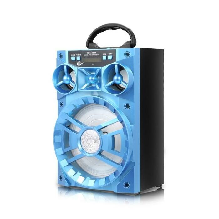 Portable Speaker with Radio Blue