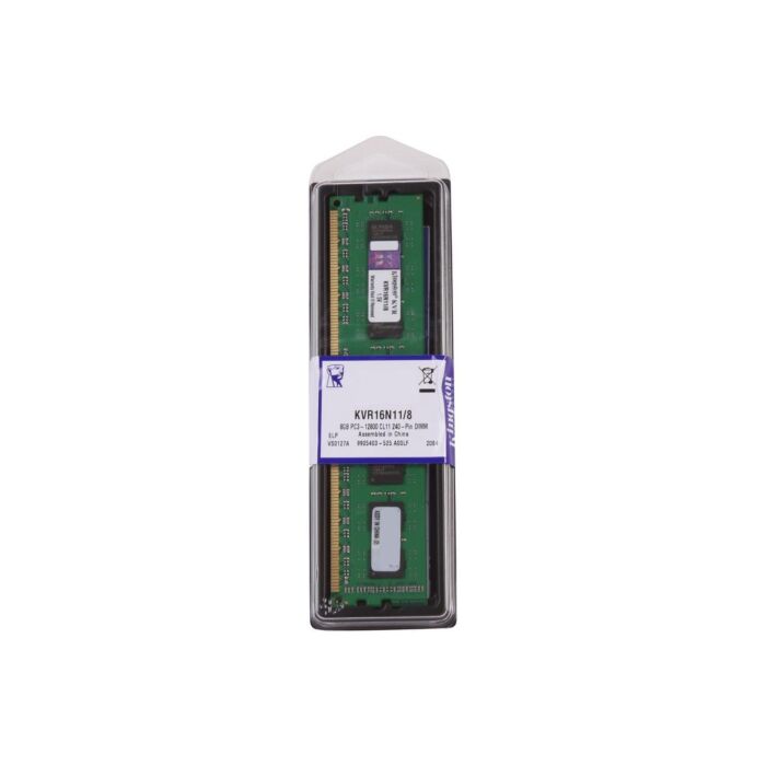 Kingston ValueRAM 8GB 240-Pin DDR3 SDRAM DDR3 1600 (PC3 12800) Desktop Memory